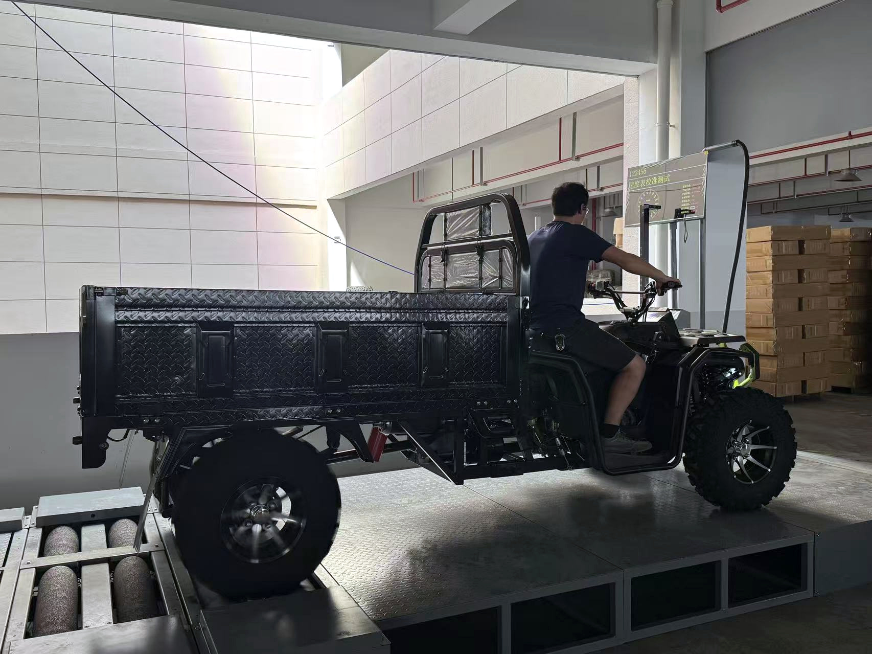 ATV quality inspection at SJ MOTO factory